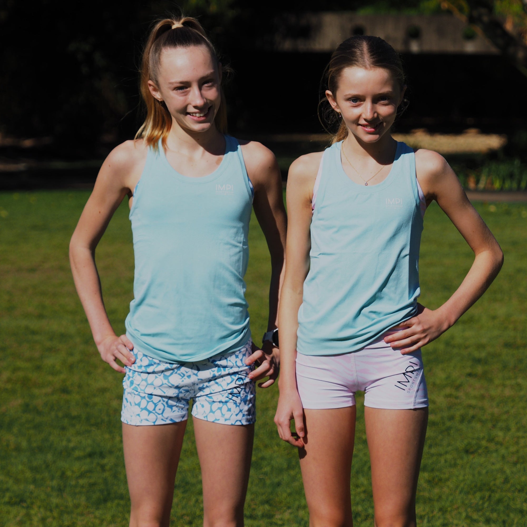 IMPI Seamless Running Singlet - Pale Blue - Impi Sportswear