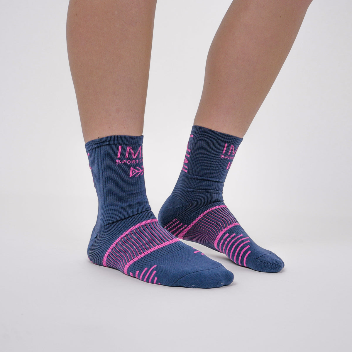 IMPI Socks - Navy/Cerise