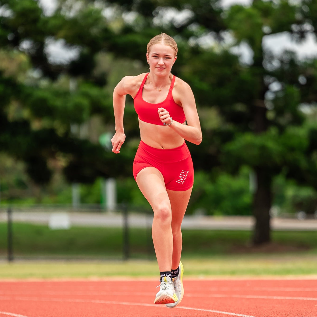 red running crop