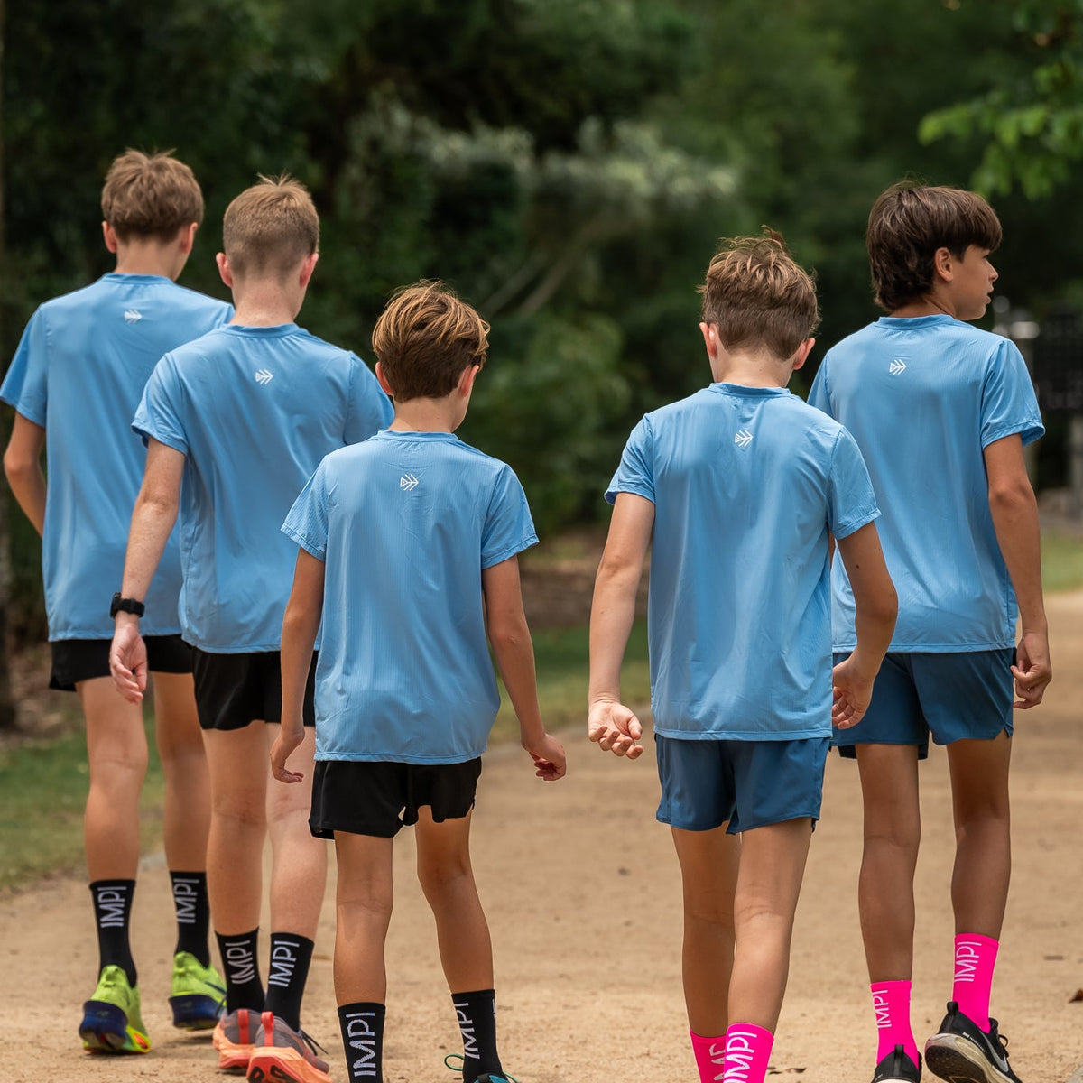 Unisex Powder Blue Running T-Shirt