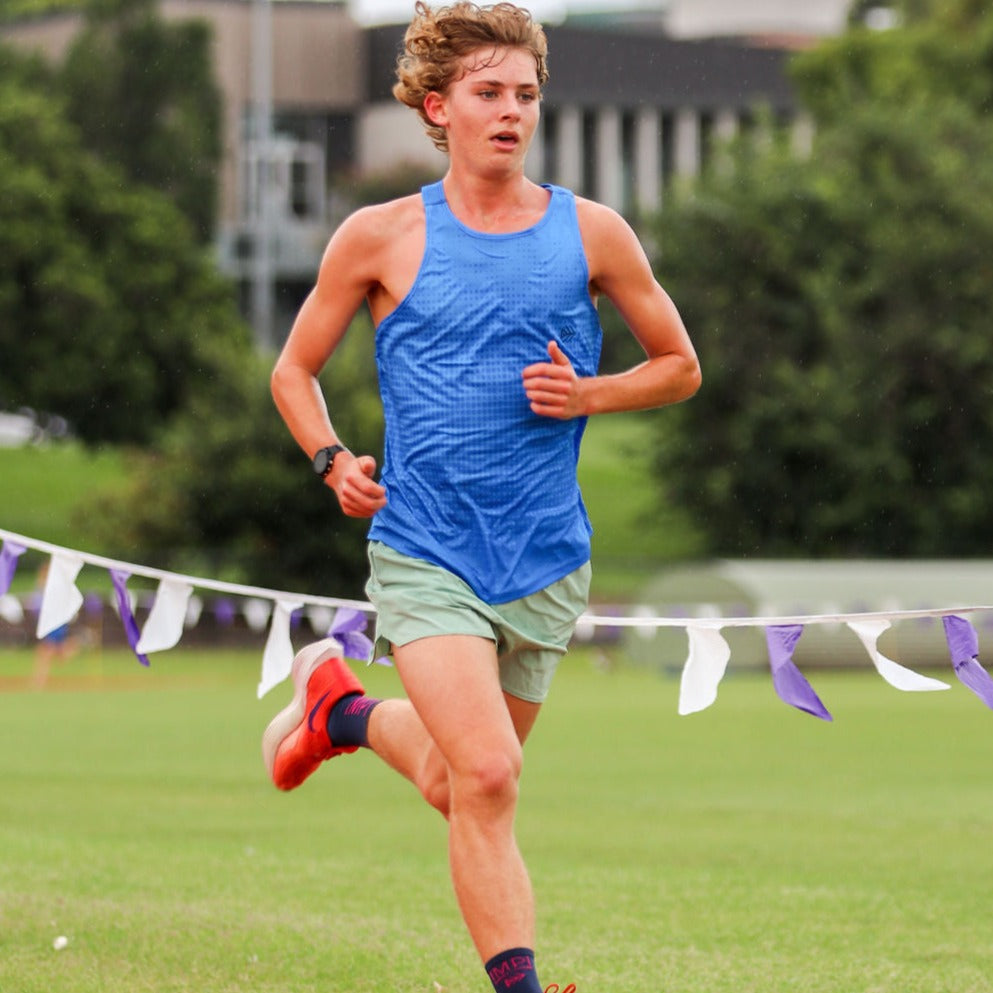 IMPI Boys Race Back Singlet - Blue - Impi Sportswear