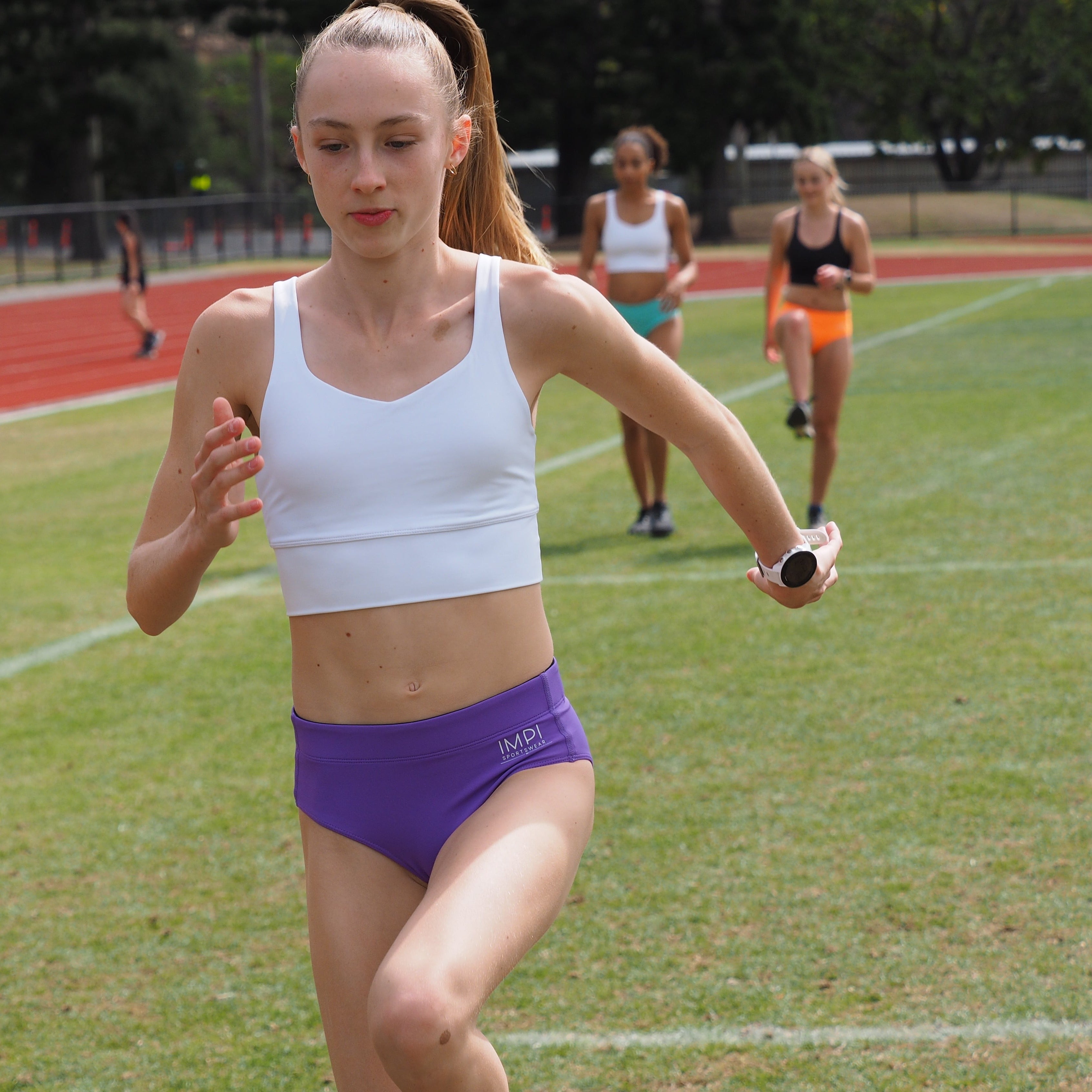 Track And Field Briefs Pink Impi Sportswear