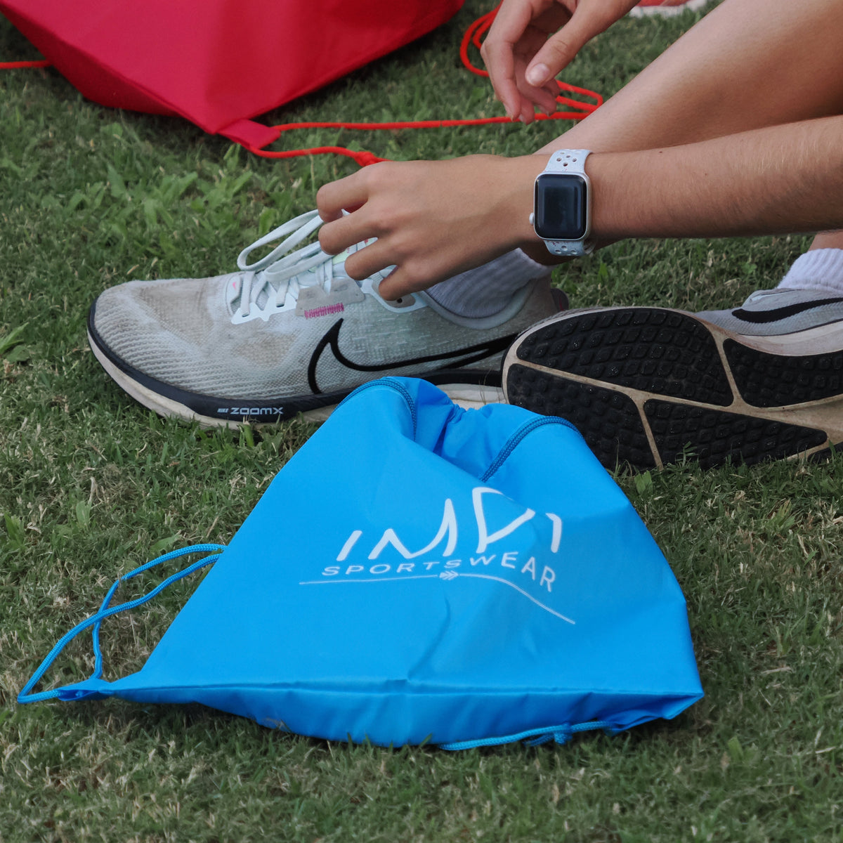 blue spike bag