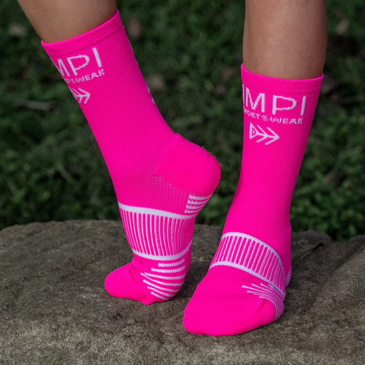 IMPI Socks - Hot Pink/White