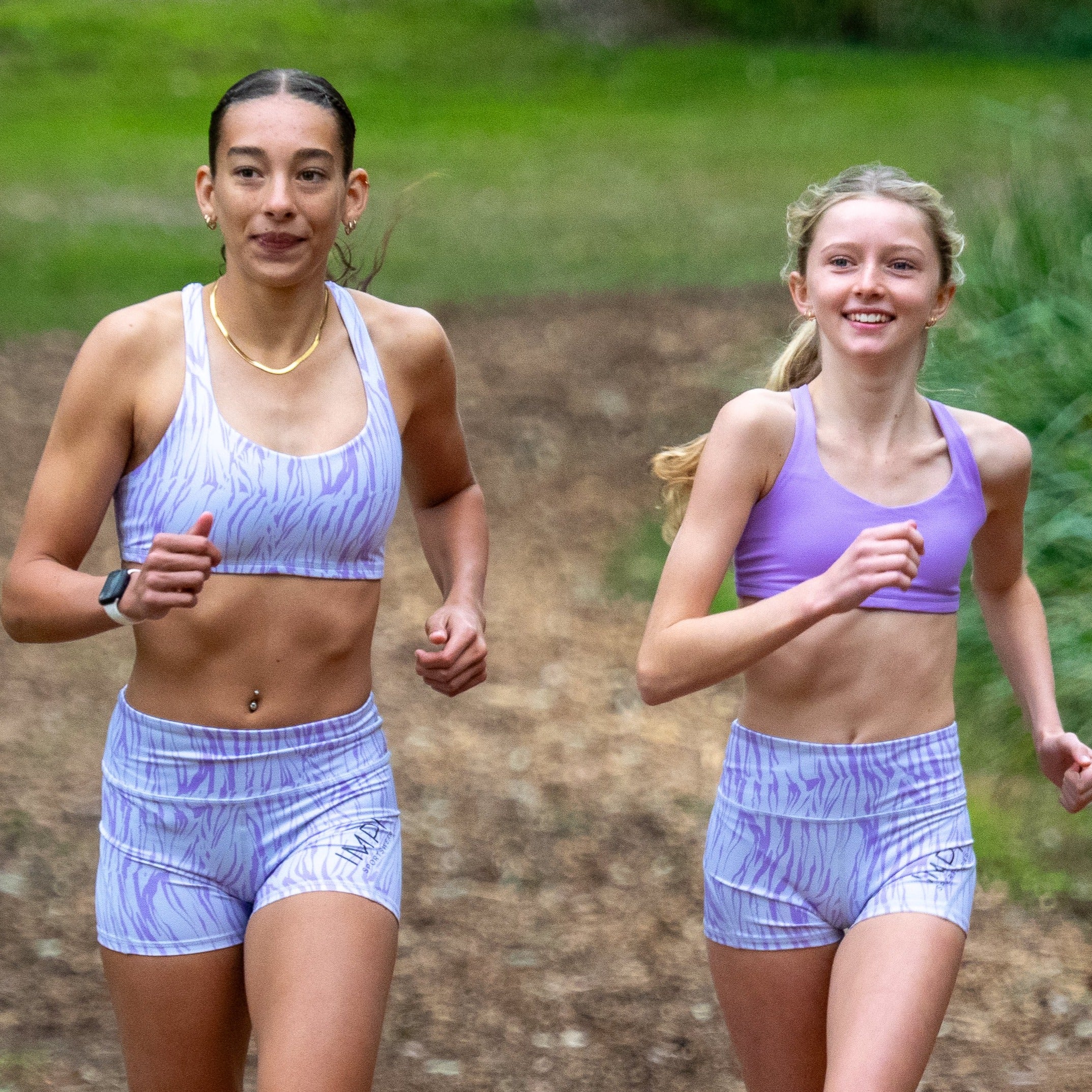 IMPI High Waist Running Short - Lavender Haze