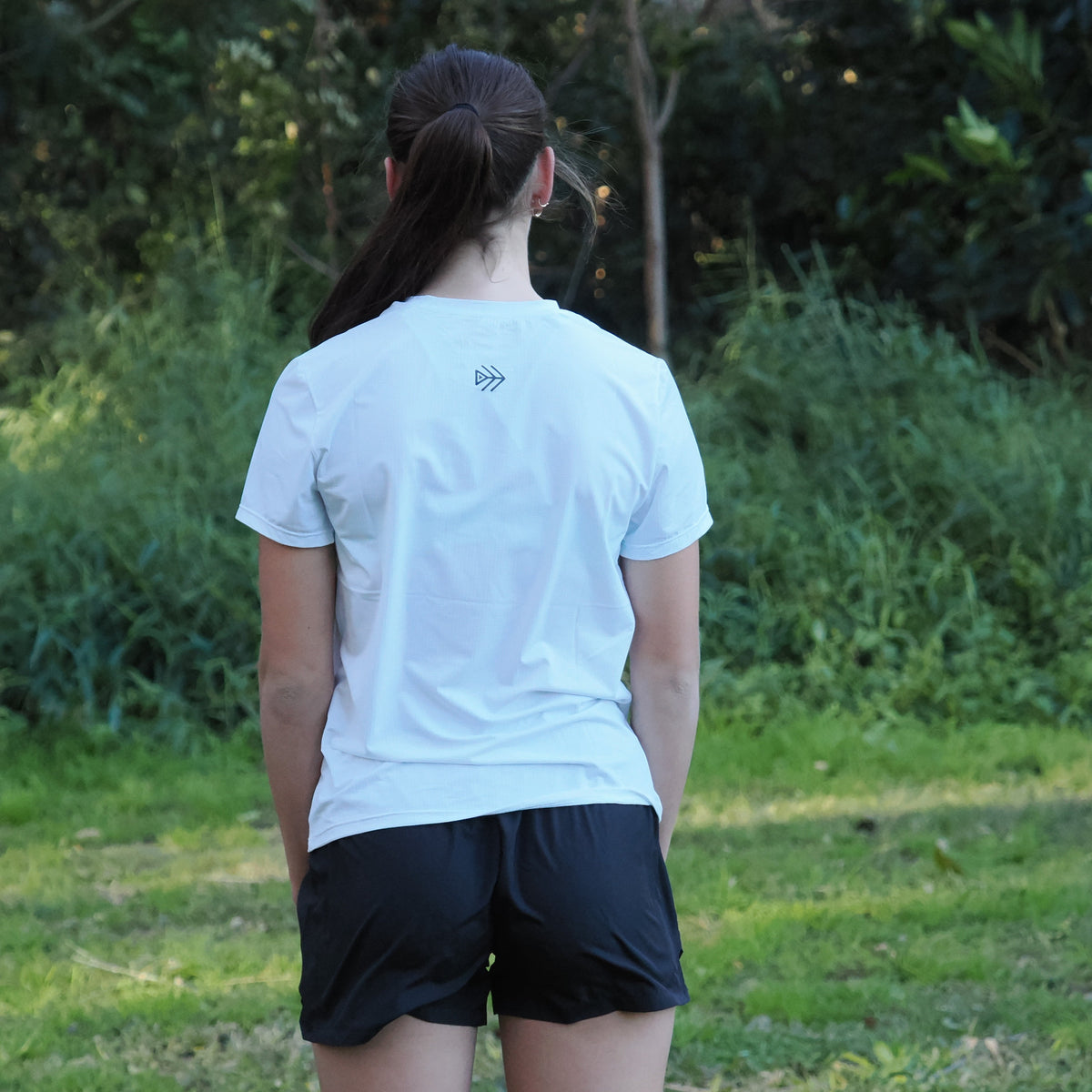 White IMPI Running Tee